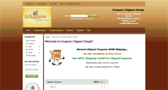 Desktop Screenshot of couponsclippedcheap.com